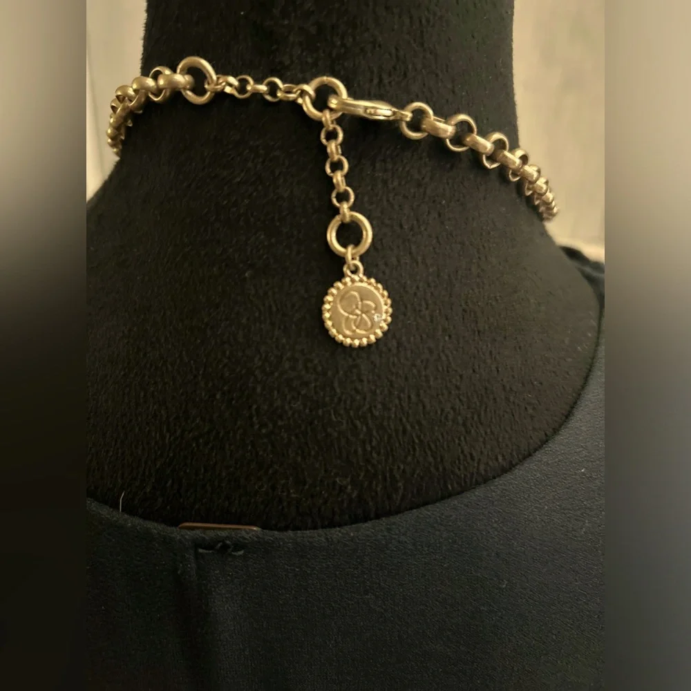 💛 Vintage Jessica‎ Simpson Gold Flower Necklace💛